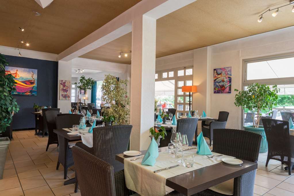 Hotel The Originals Perpignan Sud Le Grillon D'Or Le Boulou Ristorante foto